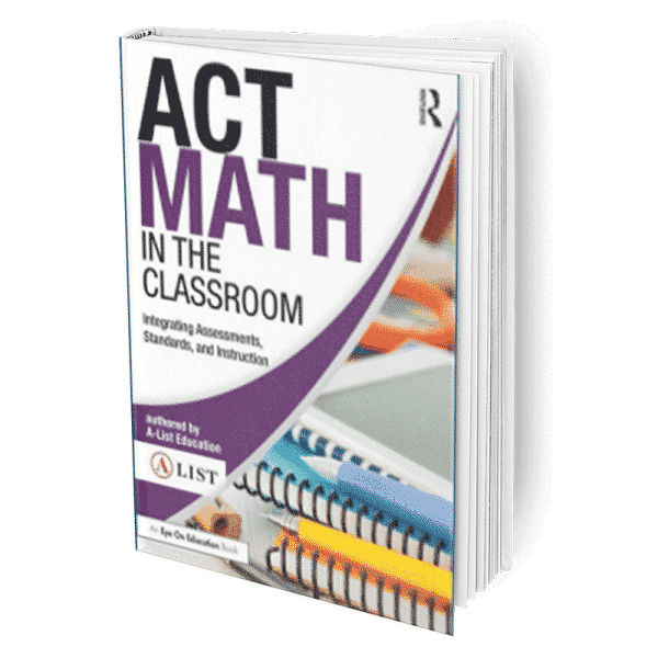 ACT Math prep book